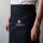 A figure wearing a black apron with the VDP logo embroidered on it. The mans arms are visible at his sides.