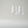 Two wine glasses with flat bottoms and the VDP.Adler logo clearly visible on the glass stand side by side.